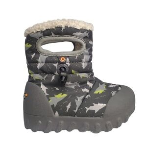 WATERPROOF Boots BOGS Kids Outdoor Winter Snow Sharks 5 baby boy